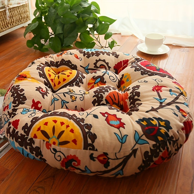 Acupressure Mat Set - Round Floor Cushion Pillow Thickened Tatami