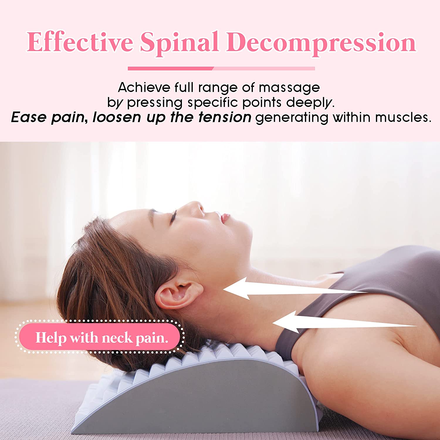 Posture Corrector Back Brace - Lower Back Pain Relief Treatment Stretcher