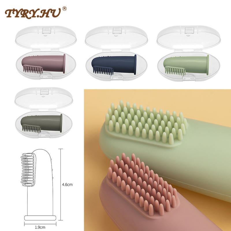Health Wellness Products - Baby Soft Finger Toothbrush BPA Free