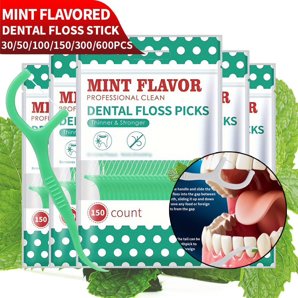 Health Wellness Products - Smooth Mint Floss Stick - Cleaning