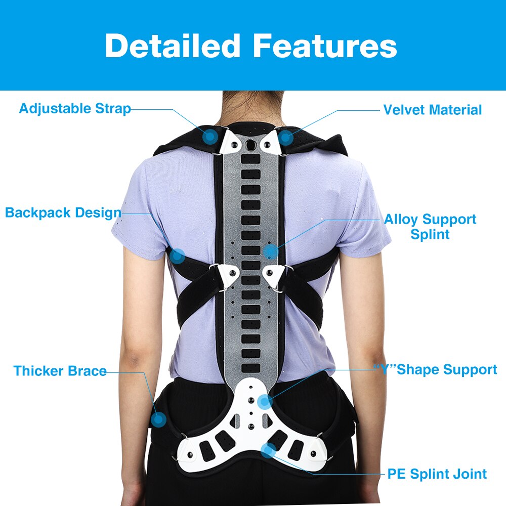 Posture Corrector Back Brace - Lumbar Spinal Bad Back Posture Corrector