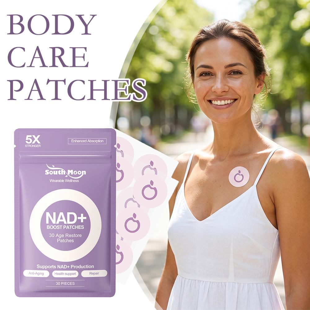 Health Wellness & Psychology - 30 Pieces NAD+ Boost Patches Anti-Aging