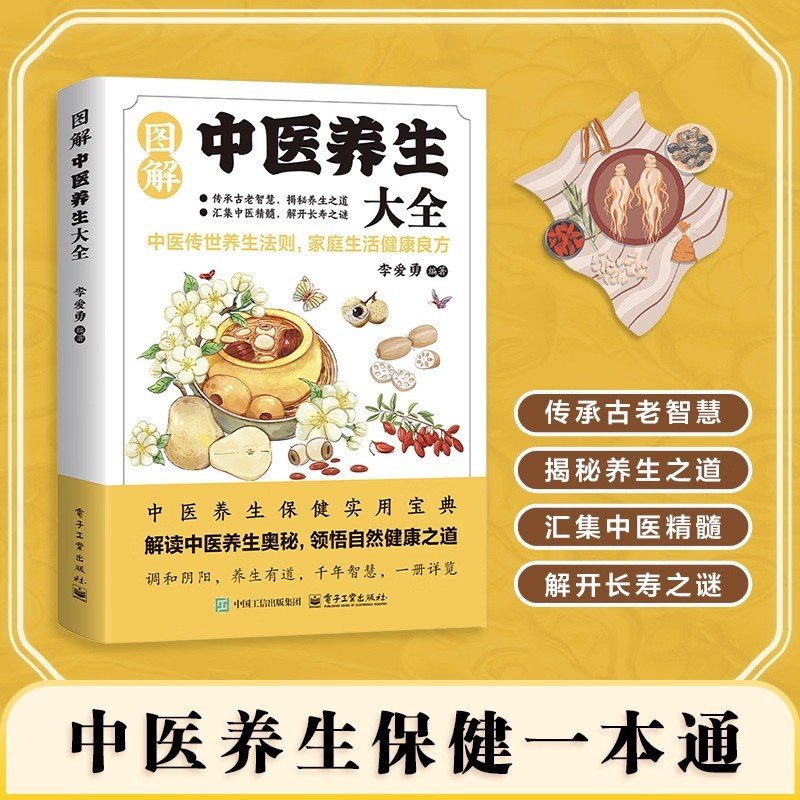 Health & Wellness Equipment - Illustrated Traditional Chinese Medicine Health Preservation