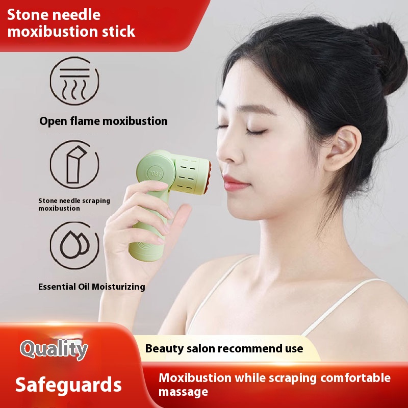 Health Wellness & Psychology - Moxibustion Scraping Massager Instrument Portable Intelligent