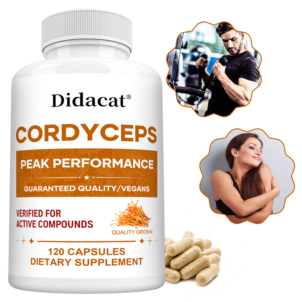 Health Wellness & Psychology - Cordyceps Mushroom Capsules 1000mg, Natural Wellness