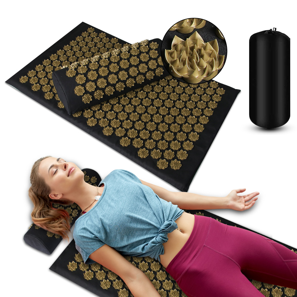 Acupressure Mat Set - Massage Cushion Yoga Acupressure Mat Acupuncture