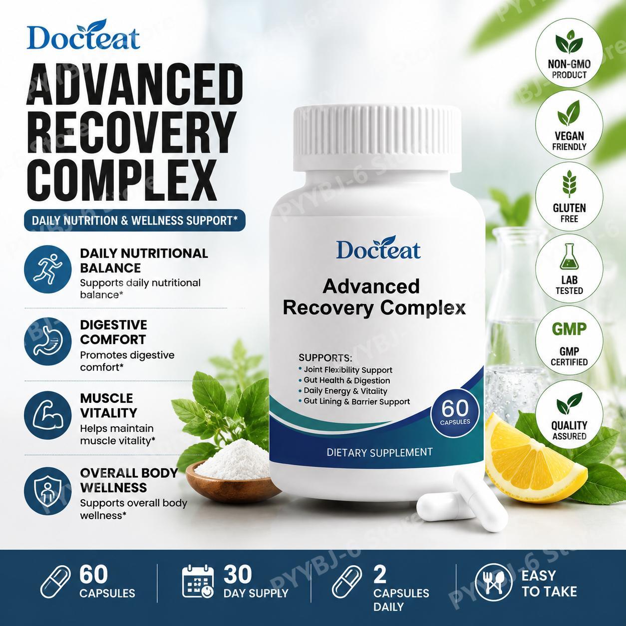 Advanced Recovery Complex 60 C - огляд і ціна Health Wellness & Psychology