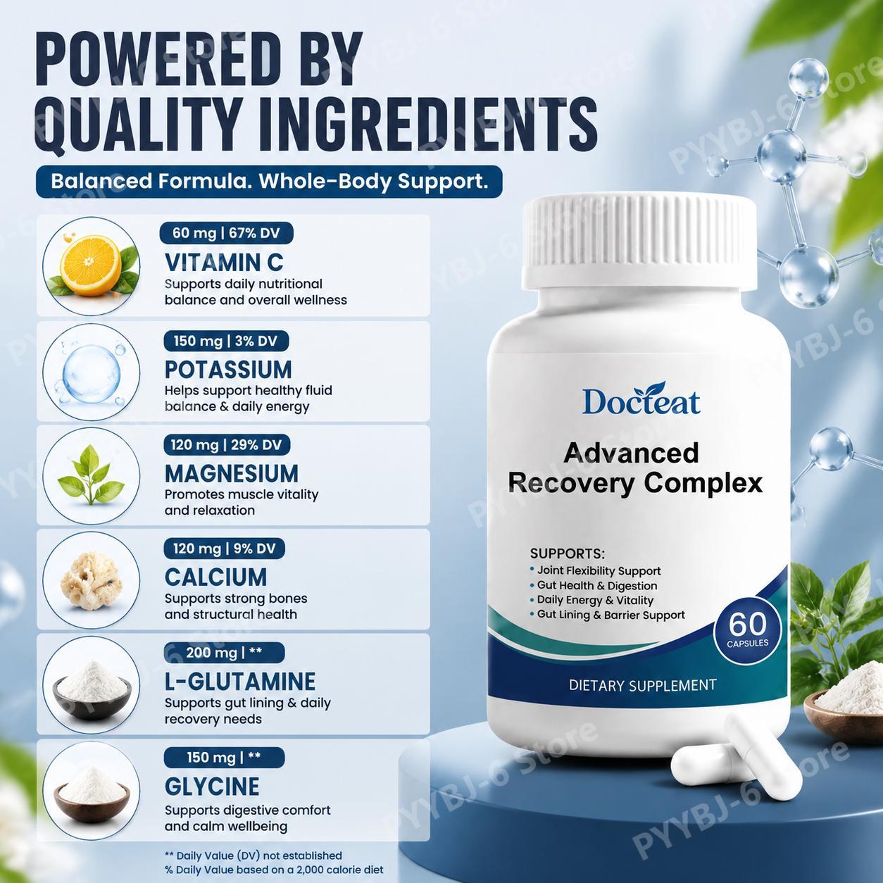 Advanced Recovery Complex 60 C - огляд і ціна Health Wellness & Psychology