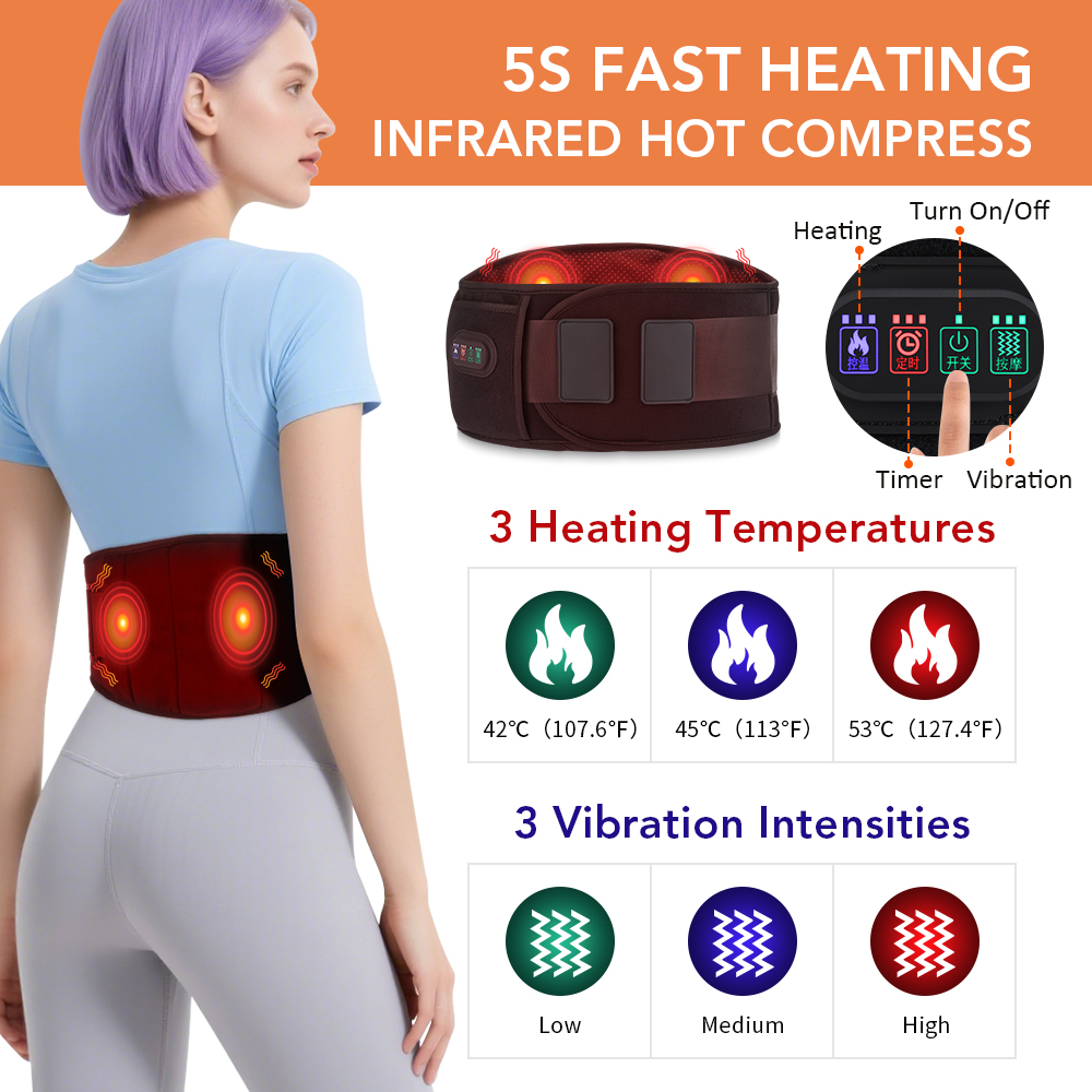 5V Plug-in Vibration Lower Bac - огляд і ціна Posture Corrector Back Brace