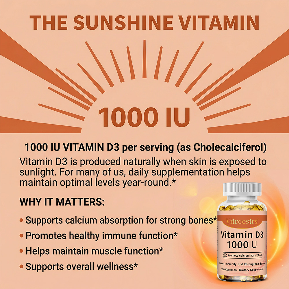 Vitamin D3 1000 IU Capsules, S - огляд і ціна Health Wellness & Psychology