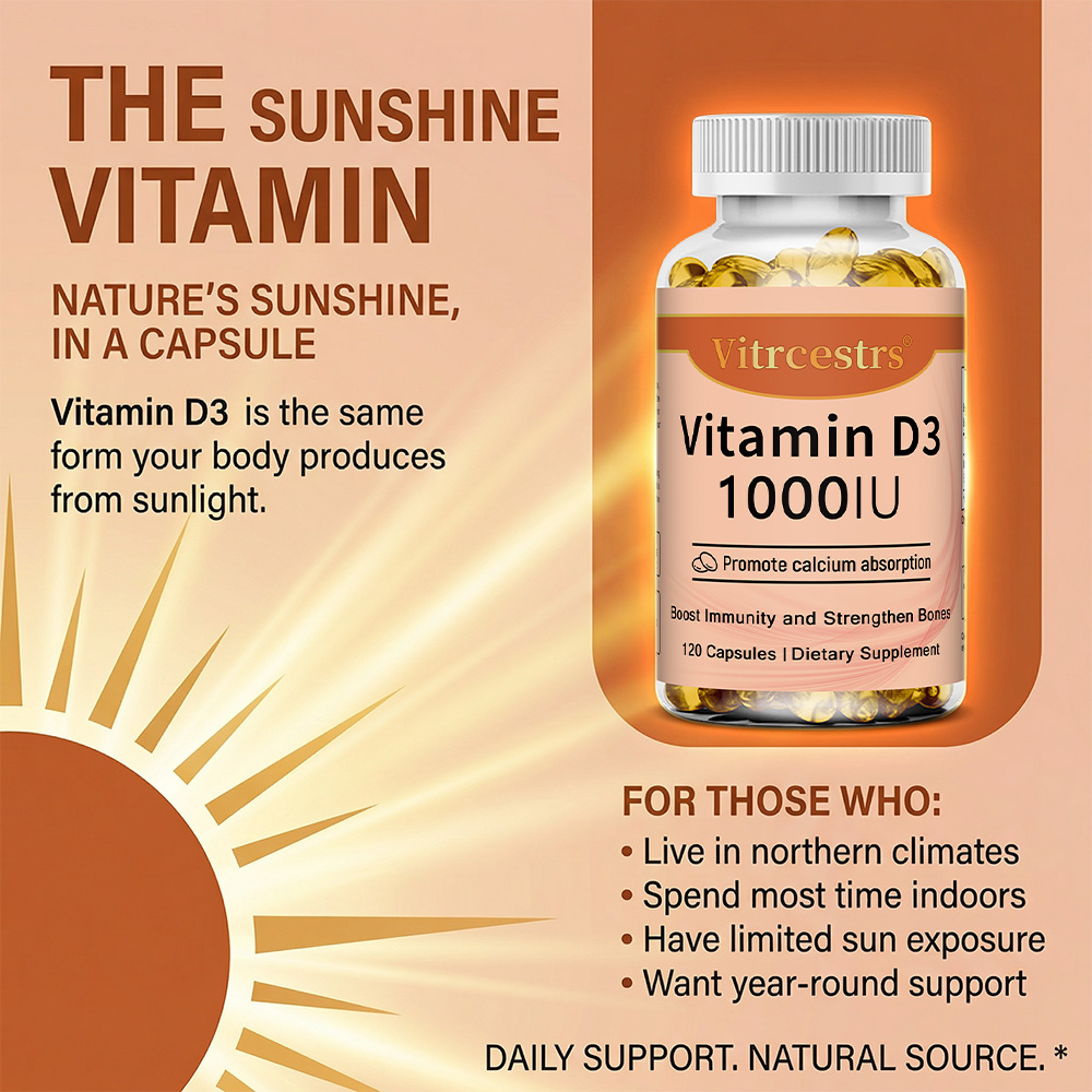 Vitamin D3 1000 IU Capsules, S - огляд і ціна Health Wellness & Psychology