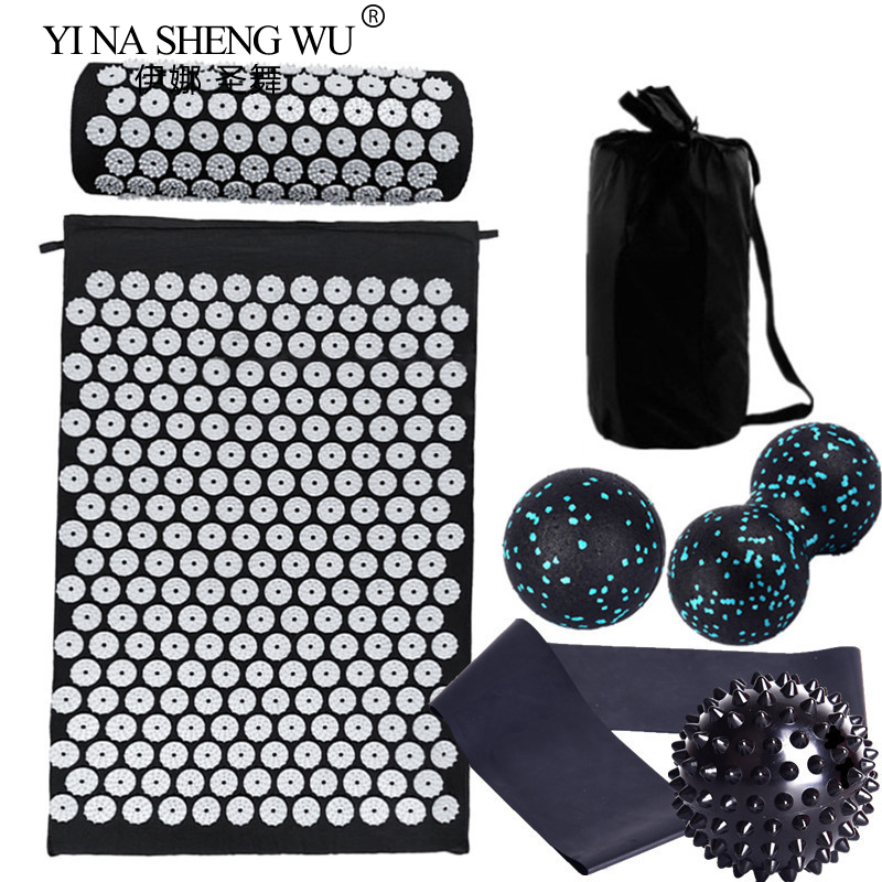 7 Pcs Set Massager Cushion Acu - огляд і ціна Acupressure Mat Set
