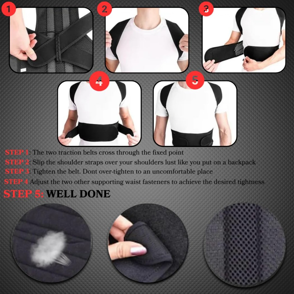 Posture Corrector for Men & Wo - огляд і ціна Posture Corrector Back Brace