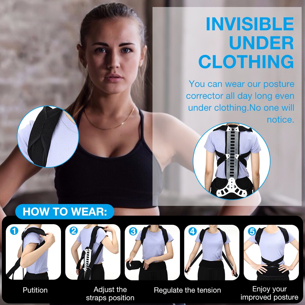 Lumbar Spinal Bad Back Posture - огляд і ціна Posture Corrector Back Brace