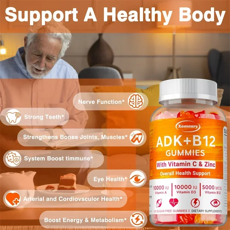 Vitamin D3 K2 + Vitamin B12 Gu - огляд і ціна Health Wellness Products