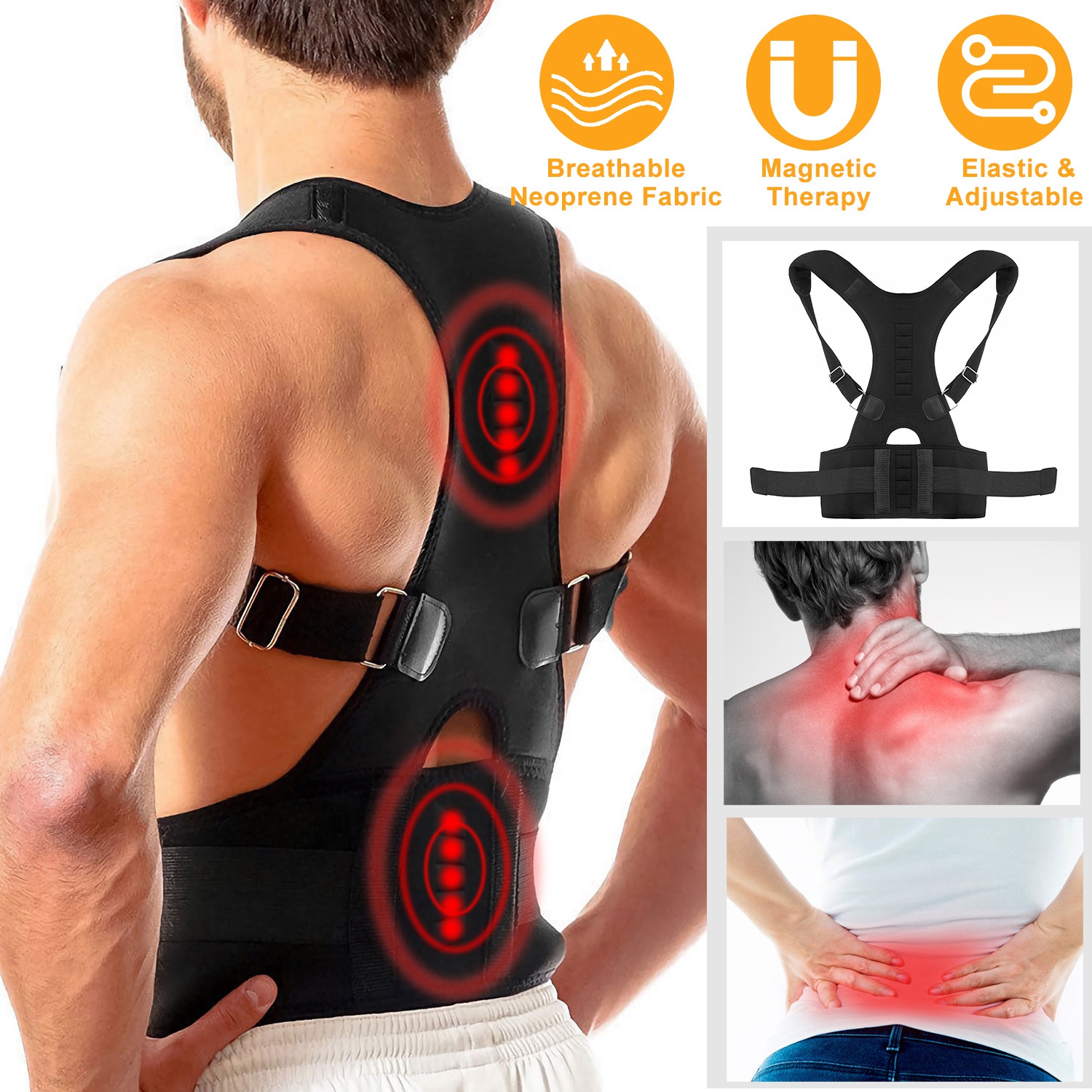 Full Back Support Shapewear Po - огляд і ціна Posture Corrector Back Brace