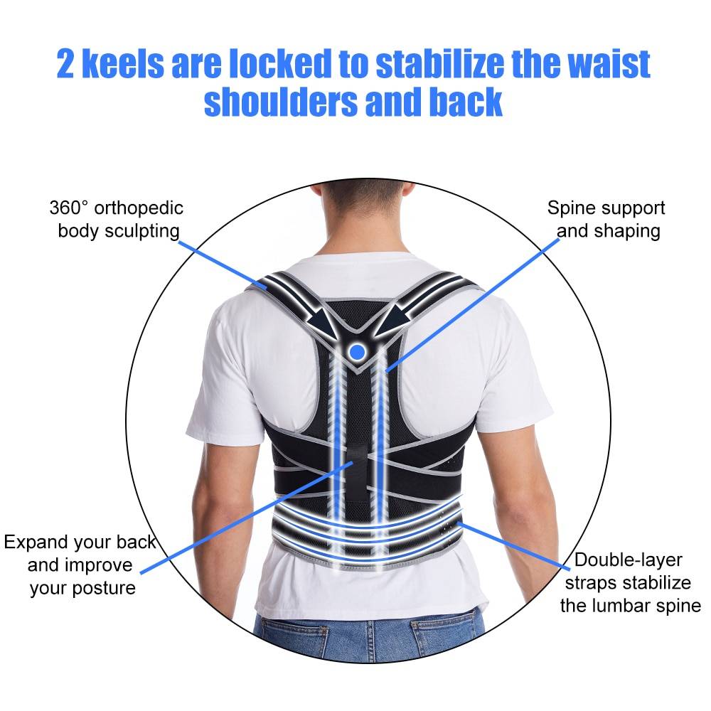 Back Posture Corrector Back Br - огляд і ціна Posture Corrector Back Brace