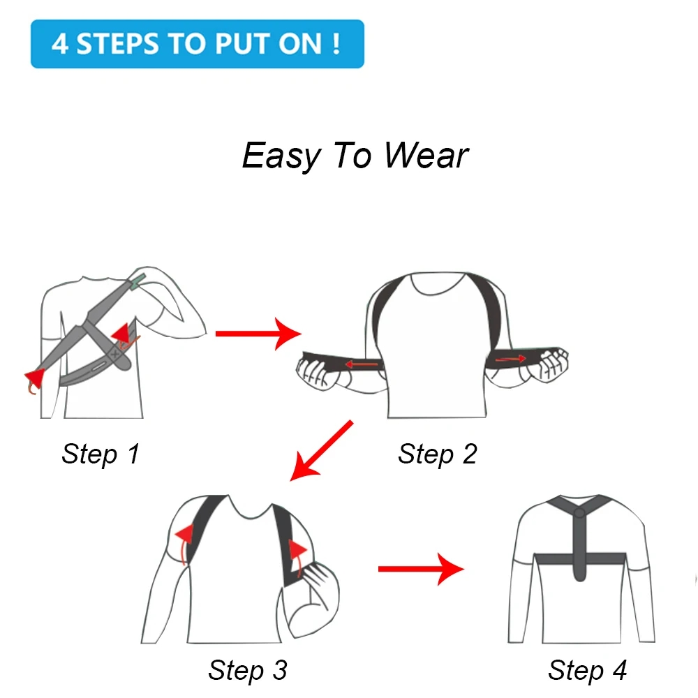 Back Posture Correction Belt H - огляд і ціна Posture Corrector Back Brace
